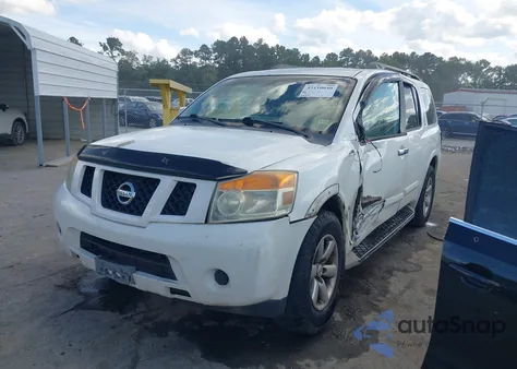 2012 Nissan Armada Sv z USA, uszkodzony, nr VIN 5N1BA0ND5CN614630